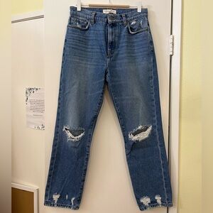 Current/Elliott The Boyfriend Deconstructed Jeans